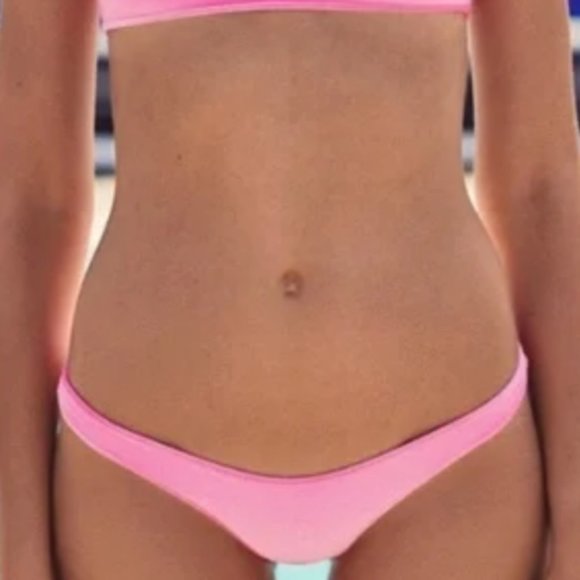 BOTTOMS ONLY! Triangl Rhay Pink Bikini Bottoms Size XXS - Picture 1 of 6